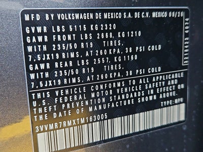 2026 Volkswagen Tiguan 2.0T SE