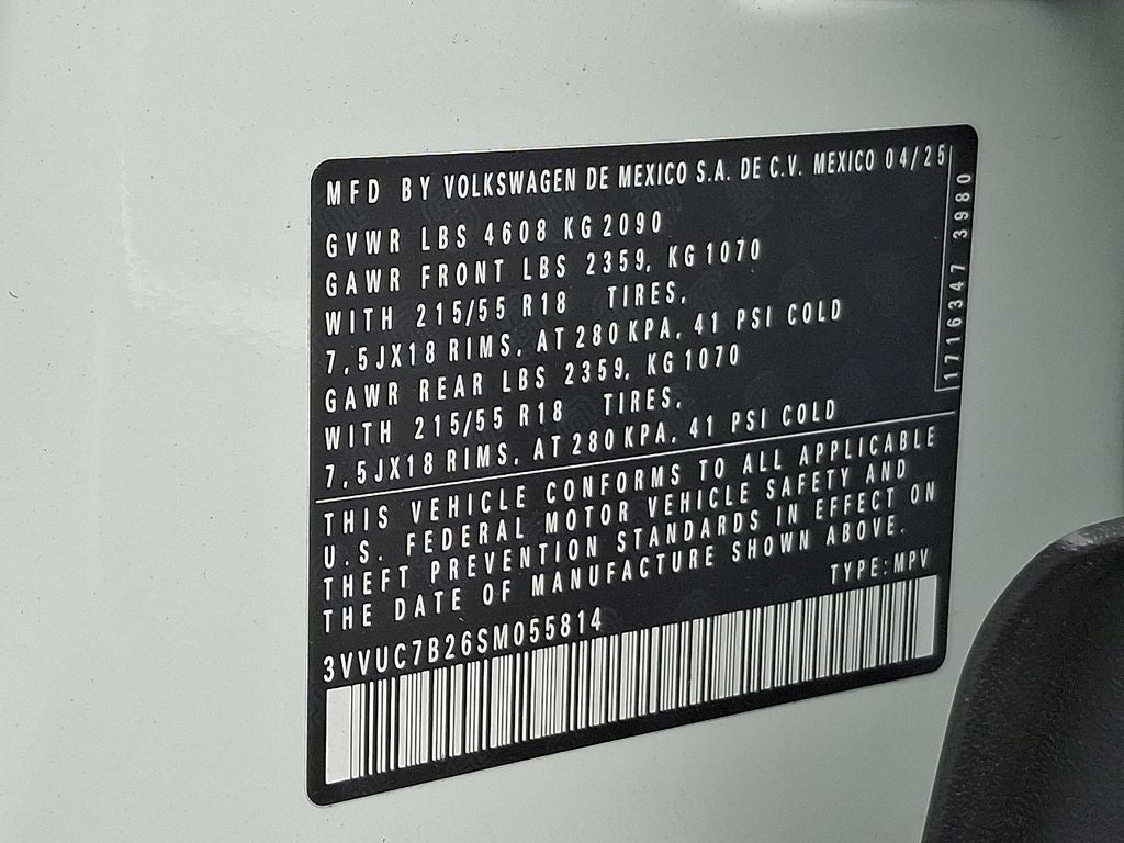 2025 Volkswagen Taos 1.5T SE