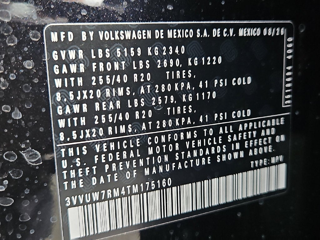 2026 Volkswagen Tiguan SEL R-Line Turbo