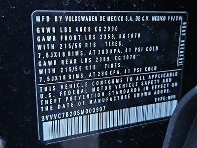 2025 Volkswagen Taos 1.5T SE