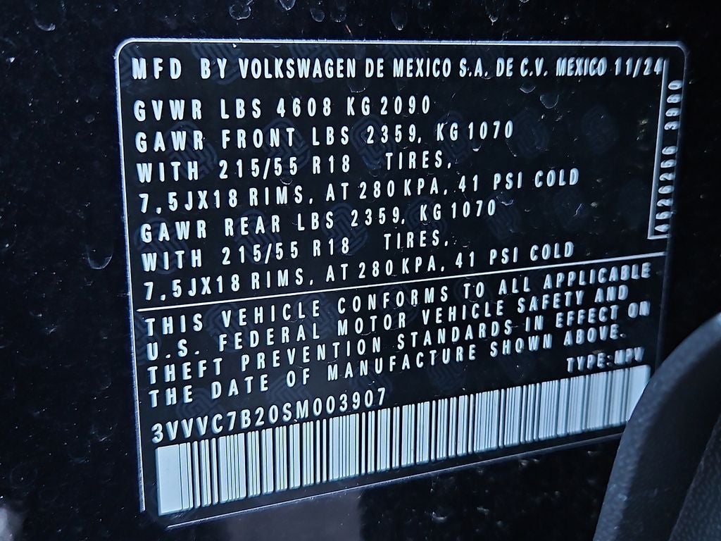 2025 Volkswagen Taos 1.5T SE