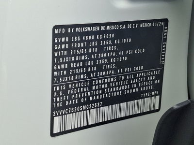 2025 Volkswagen Taos 1.5T SE