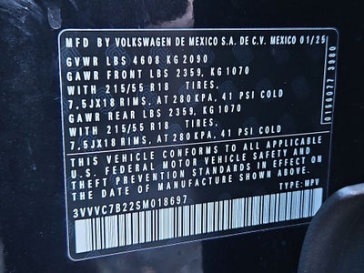 2025 Volkswagen Taos 1.5T SE