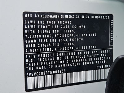 2026 Volkswagen Taos 1.5T SE