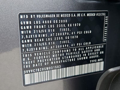 2025 Volkswagen Taos 1.5T SE