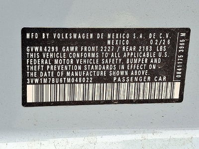 2026 Volkswagen Jetta GLI 2.0T Autobahn