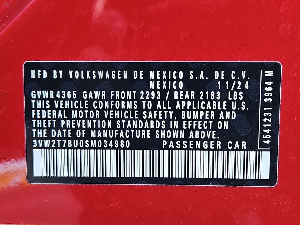 2025 Volkswagen Jetta GLI 2.0T Autobahn