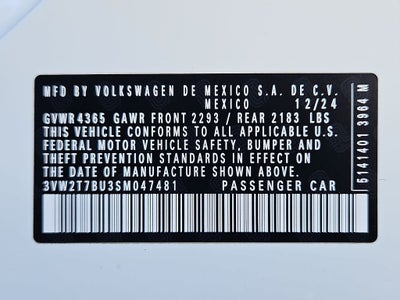 2025 Volkswagen Jetta GLI 2.0T Autobahn