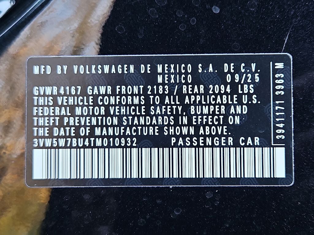 2026 Volkswagen Jetta 1.5T S