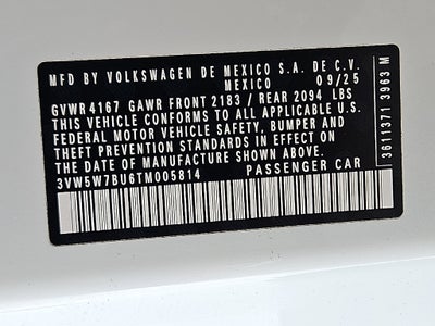2026 Volkswagen Jetta 1.5T S