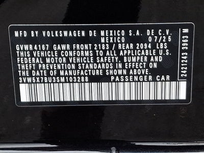 2025 Volkswagen Jetta 1.5T S