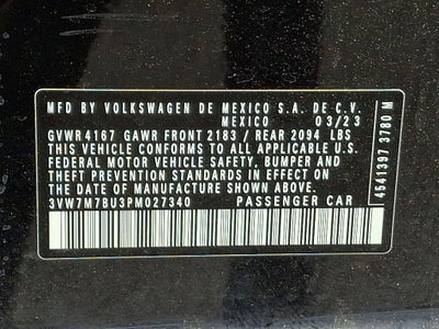 2023 Volkswagen Jetta 1.5T SE