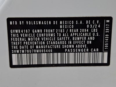 2024 Volkswagen Jetta 1.5T SE