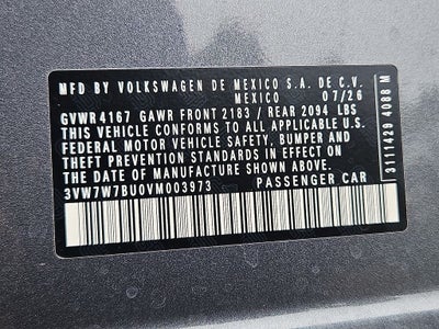 2027 Volkswagen Jetta 1.5T SE