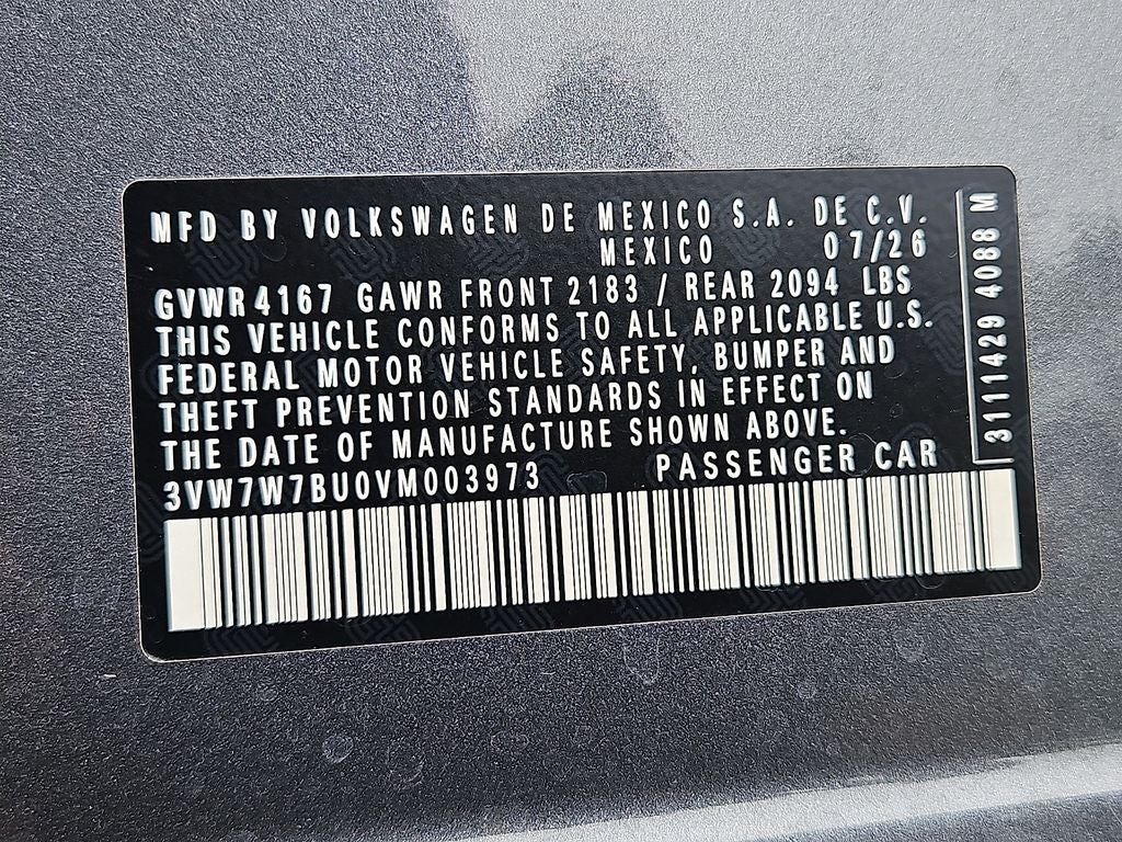 2027 Volkswagen Jetta 1.5T SE