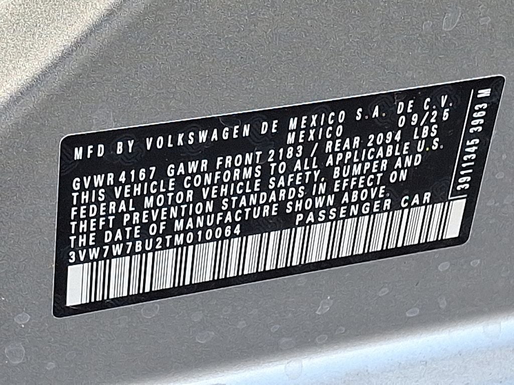 2026 Volkswagen Jetta 1.5T SE