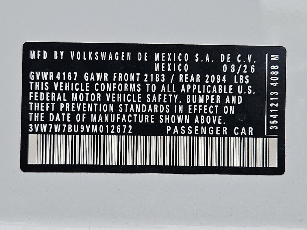 2027 Volkswagen Jetta 1.5T SE