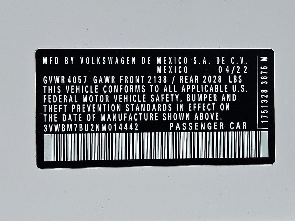 2022 Volkswagen Jetta 1.5T Sport