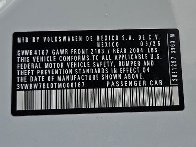 2026 Volkswagen Jetta 1.5T Sport