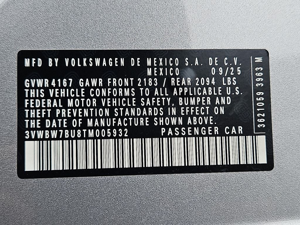 2026 Volkswagen Jetta 1.5T Sport