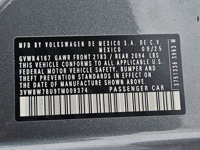 2026 Volkswagen Jetta 1.5T Sport