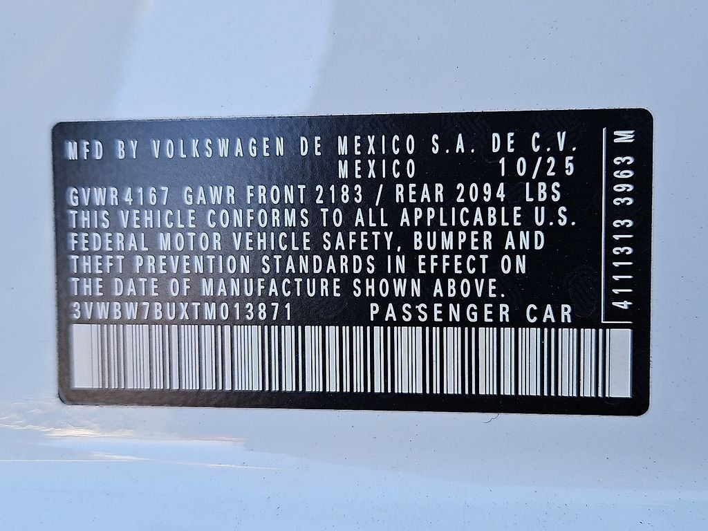 2026 Volkswagen Jetta 1.5T Sport