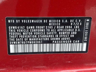 2023 Volkswagen Jetta 1.5T SE