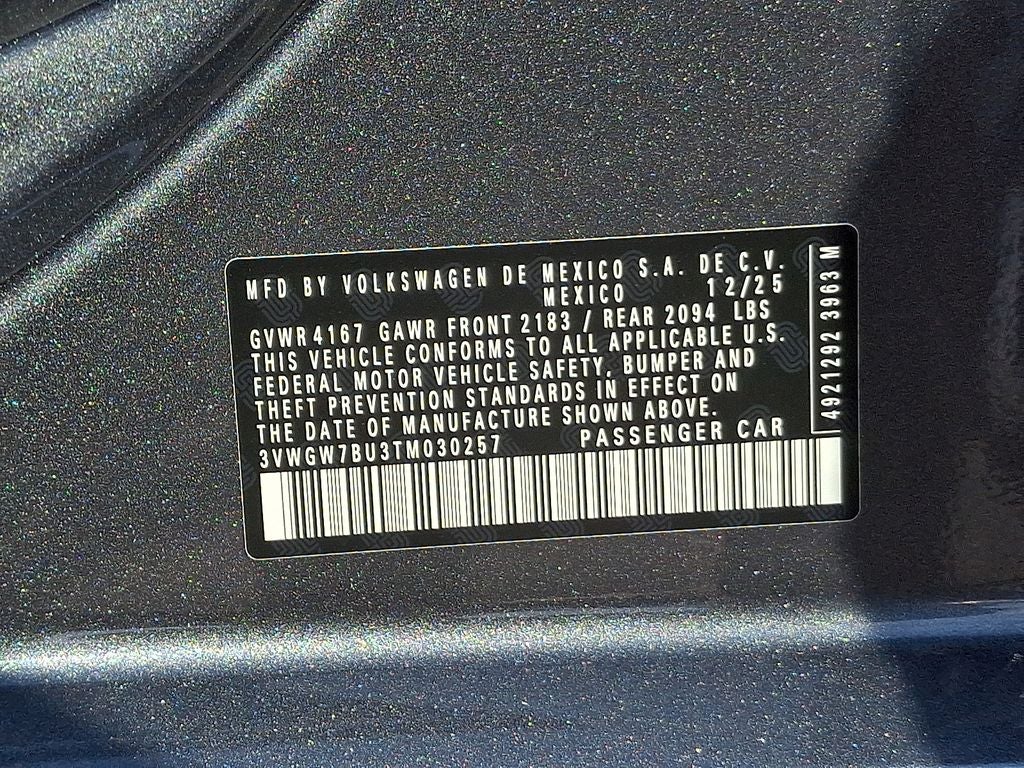 2026 Volkswagen Jetta 1.5T SEL