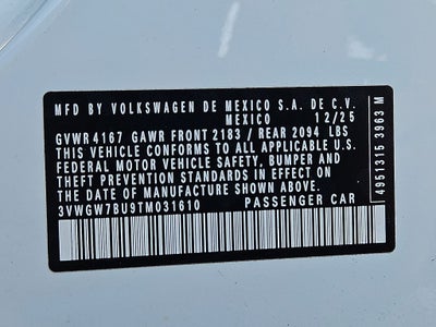 2026 Volkswagen Jetta 1.5T SEL