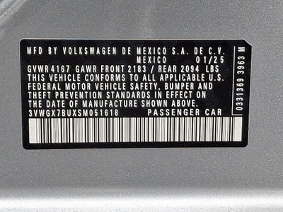 2025 Volkswagen Jetta 1.5T SEL