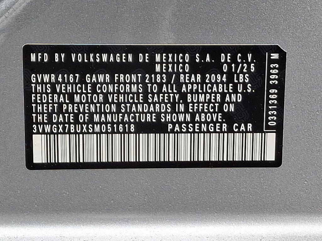 2025 Volkswagen Jetta 1.5T SEL