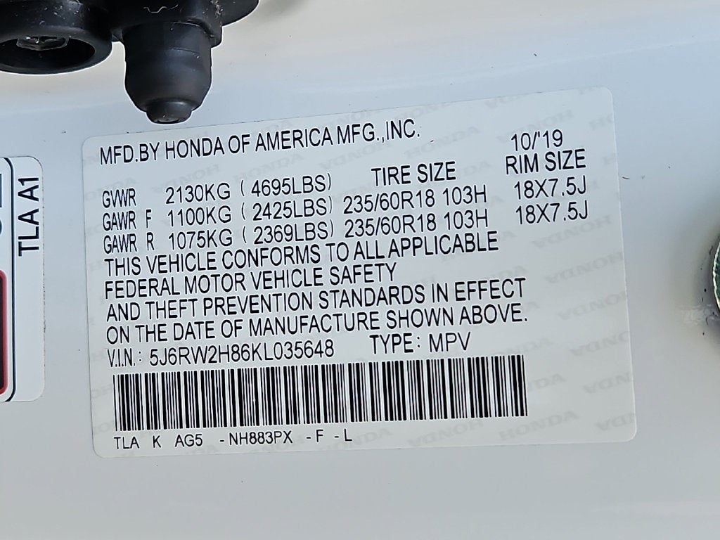 2019 Honda CR-V EX-L