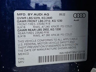2022 Audi Q5 40 Premium quattro