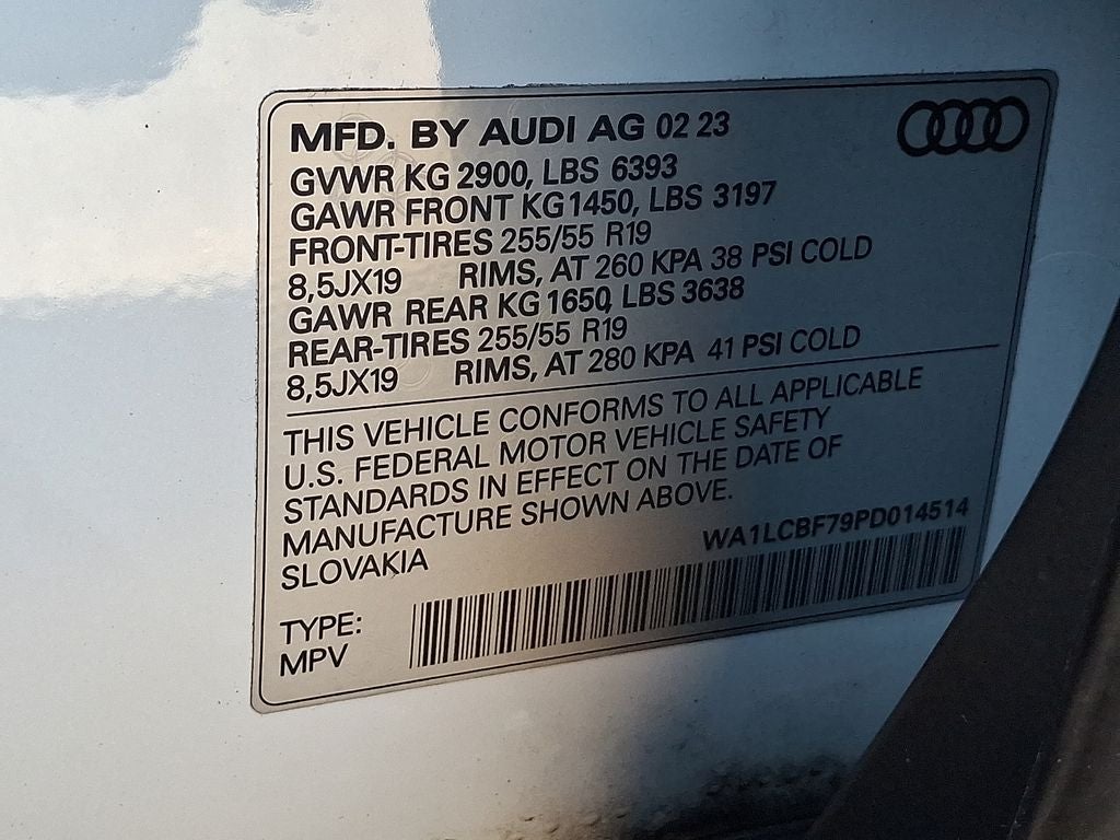 2023 Audi Q7 45 Premium Plus quattro