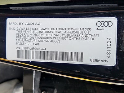2023 Audi e-tron GT Premium Plus quattro