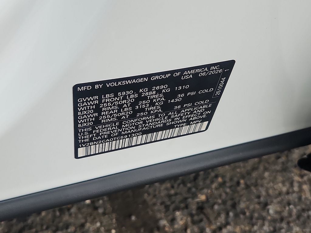 2026 Volkswagen Atlas 2.0T SEL