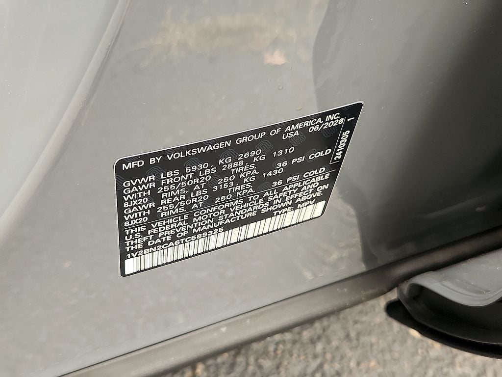 2026 Volkswagen Atlas 2.0T SEL