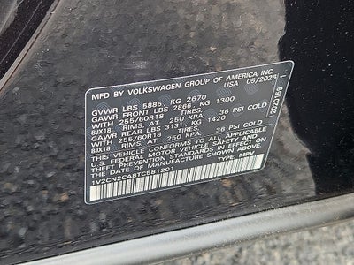 2026 Volkswagen Atlas 2.0T Peak Edition