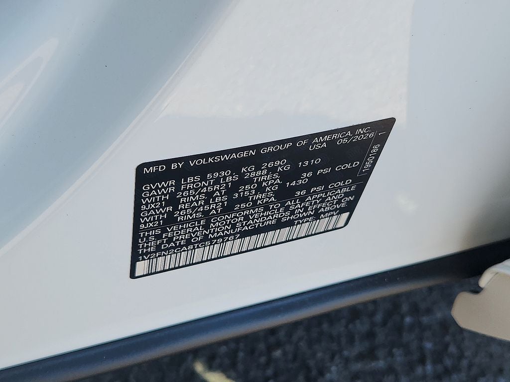 2026 Volkswagen Atlas 2.0T SEL Premium R-Line