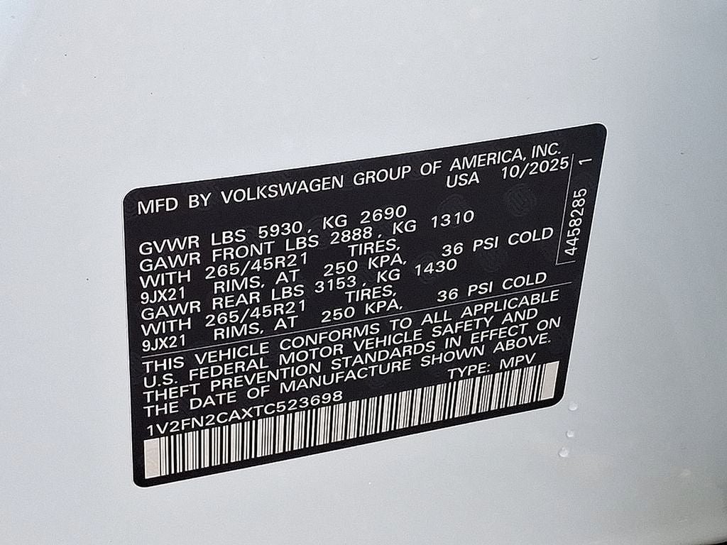 2026 Volkswagen Atlas 2.0T SEL Premium R-Line