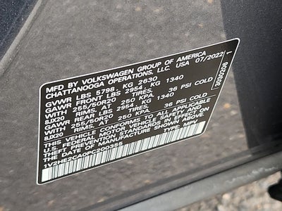 2023 Volkswagen Atlas Cross Sport 3.6L V6 SE w/Technology