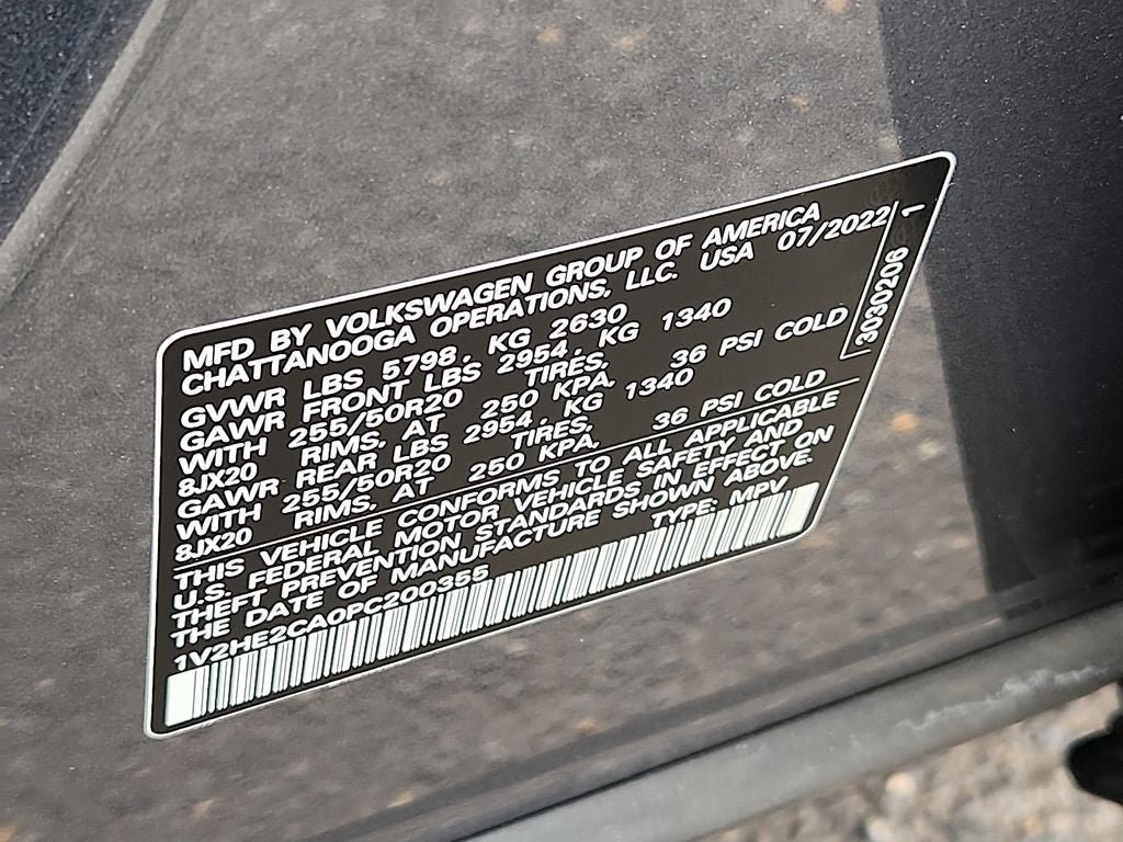 2023 Volkswagen Atlas Cross Sport 3.6L V6 SE w/Technology