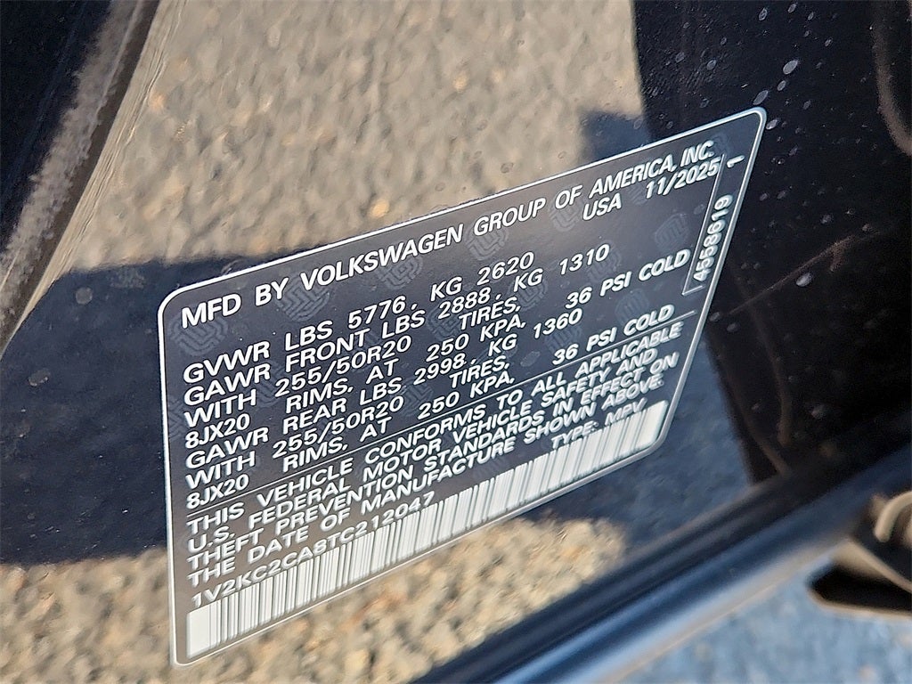 2026 Volkswagen Atlas Cross Sport 2.0T SE w/Technology