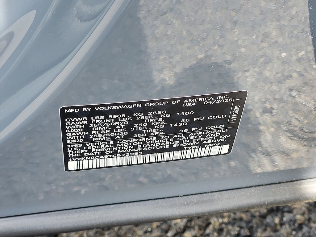 2026 Volkswagen Atlas 2.0T SE w/Technology