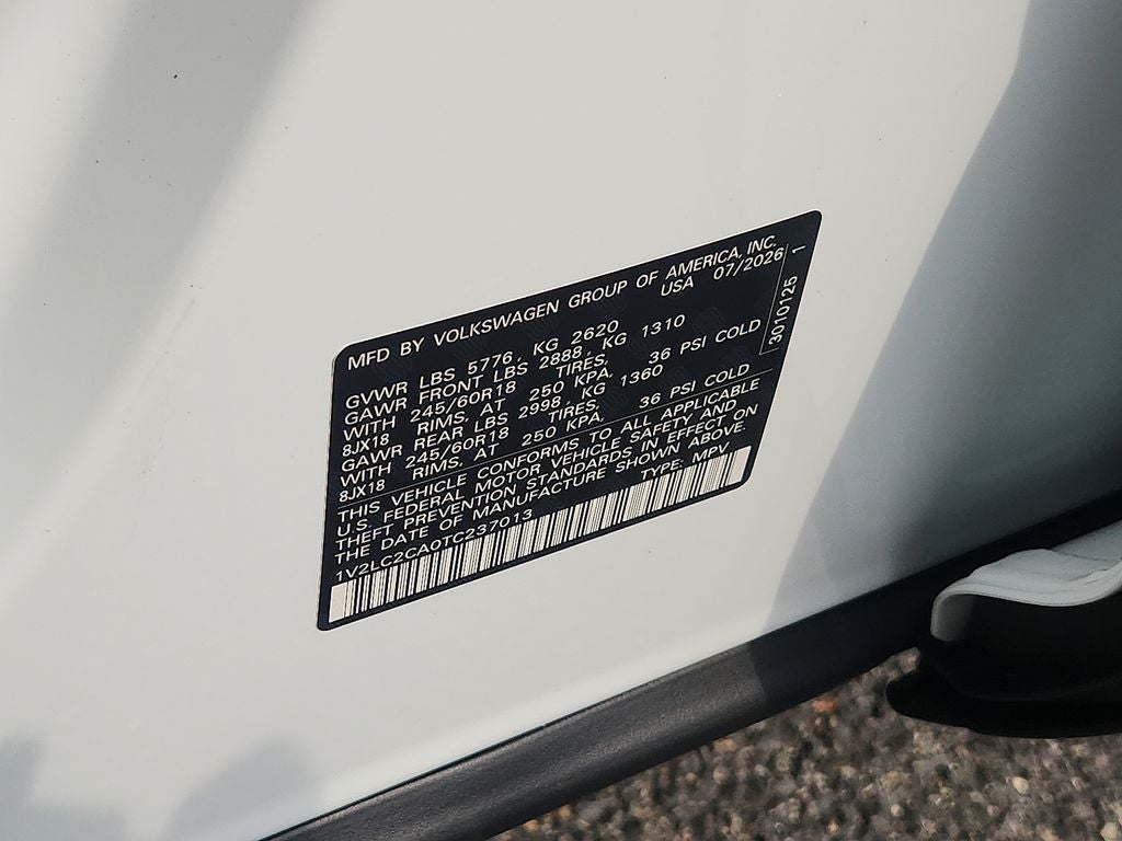 2026 Volkswagen Atlas Cross Sport 2.0T SE