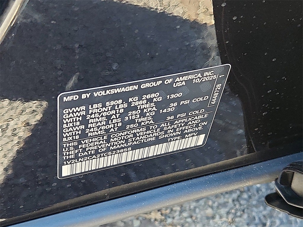 2026 Volkswagen Atlas 2.0T SE