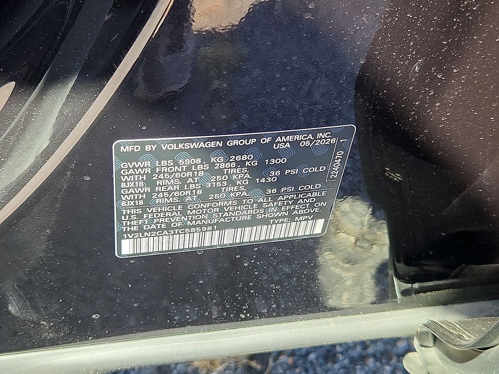 2026 Volkswagen Atlas 2.0T SE