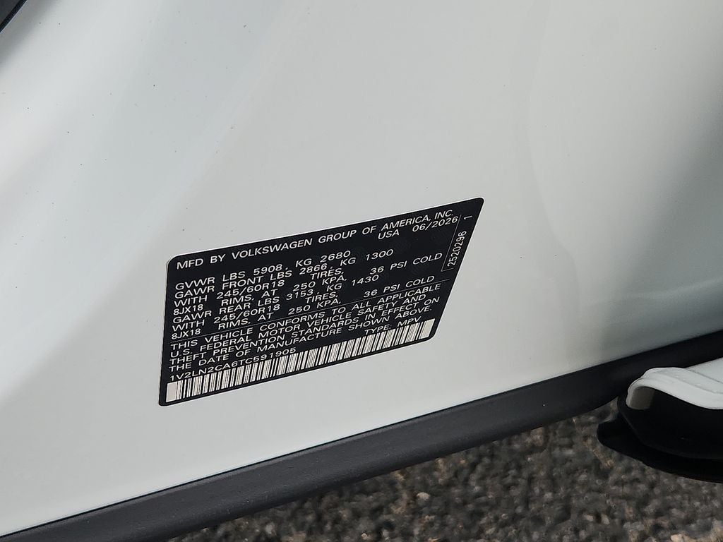 2026 Volkswagen Atlas 2.0T SE