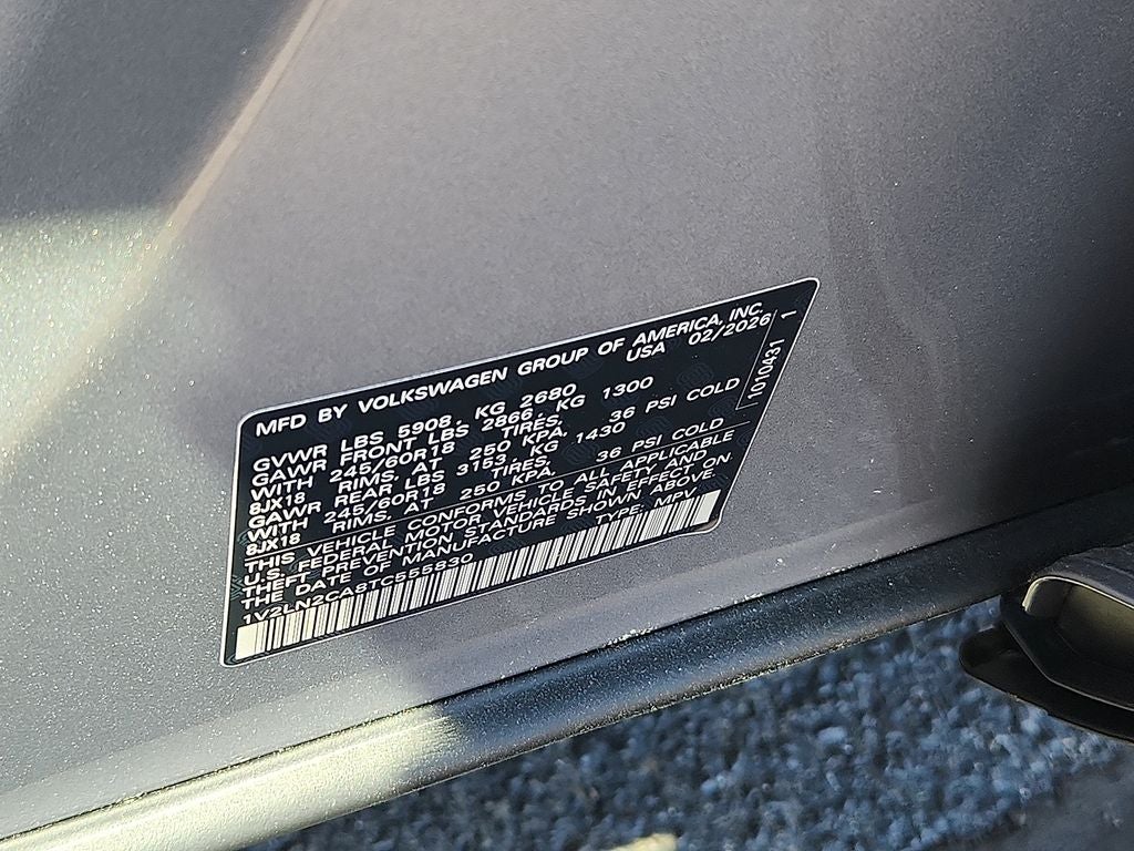 2026 Volkswagen Atlas 2.0T SE