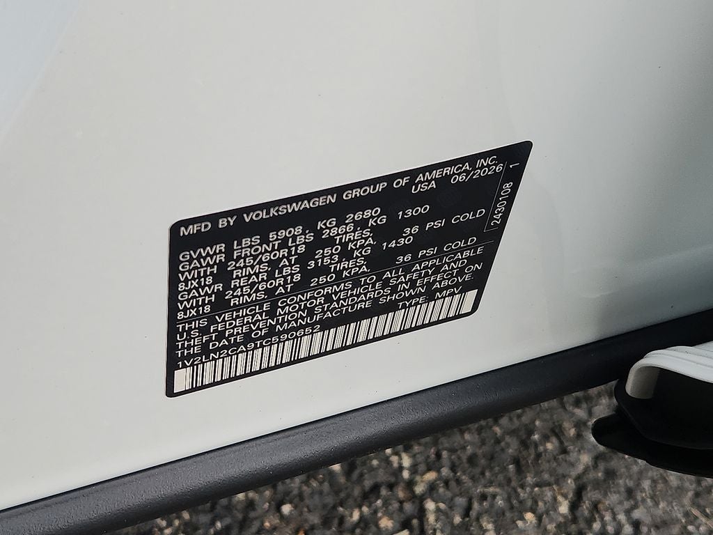 2026 Volkswagen Atlas 2.0T SE